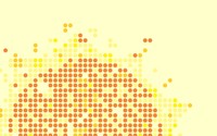 Sun shaped from dots wallpaper 2880x1800 jpg