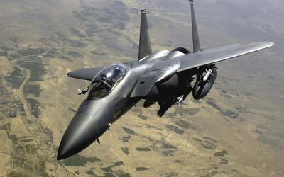 Gray McDonnell Douglas F-15E Strike Eagle wallpaper