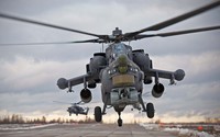 Mil Mi-28 landing wallpaper 1920x1200 jpg