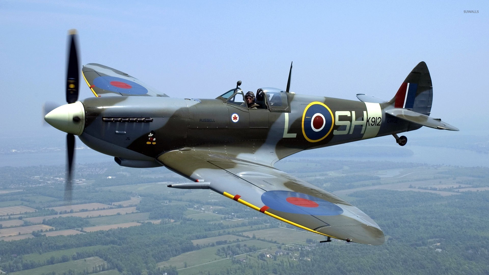 Supermarine Spitfire Watch Supermarine Spitfire RC Plane Flight VVWSB