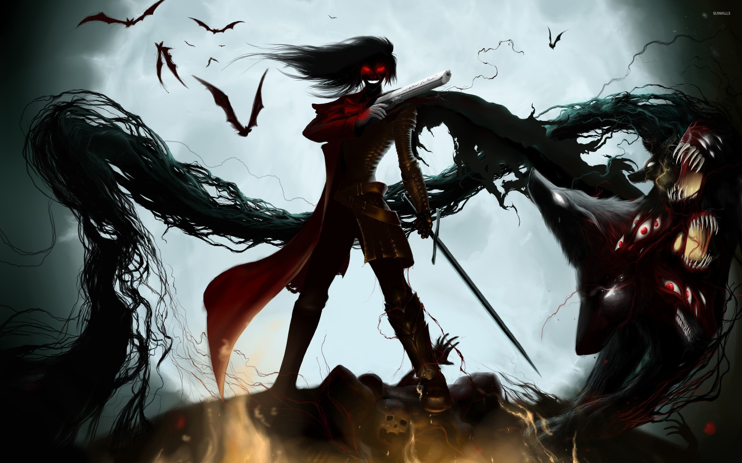 Hellsing Alucard Ultra HD Desktop Background Wallpaper for