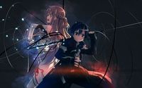 Asuna and Kirito - Sword Art Online wallpaper 1920x1080 jpg