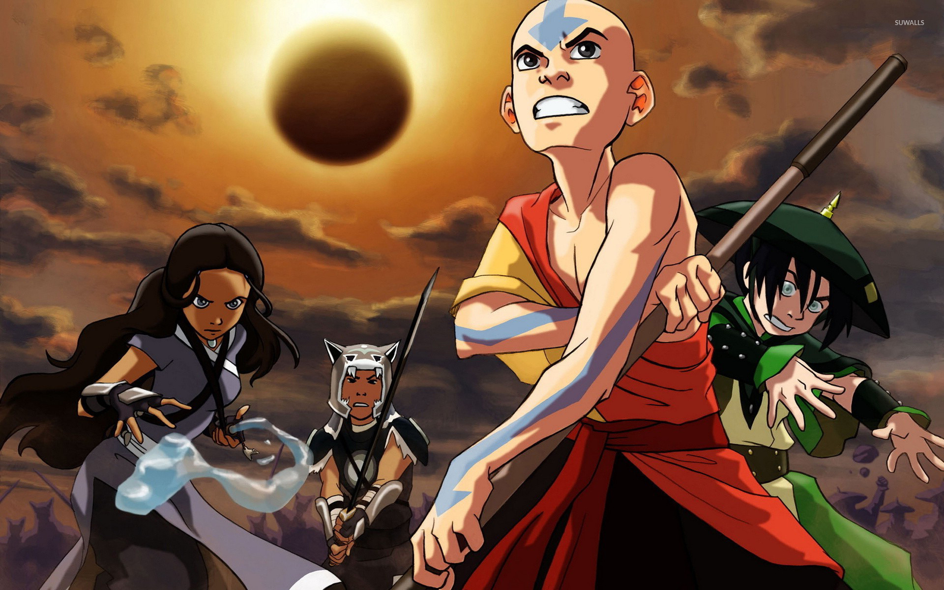 Athah Anime Avatar The Last Airbender Avatar Anime Zuko Katara 1319  inches Wall Poster Matte Finish Paper Print  Animation  Cartoons posters  in India  Buy art film design movie music