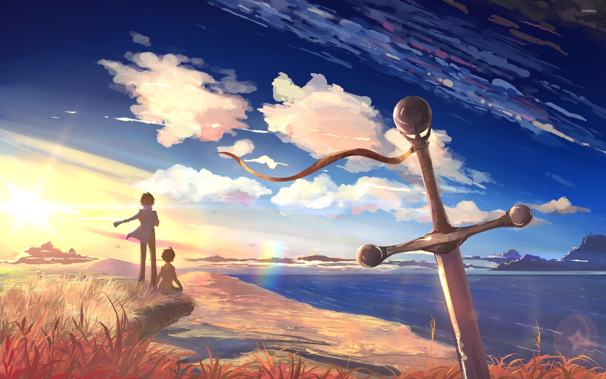 Beautiful Sunset In 5 Centimeters Per Second Wallpaper Anime Wallpapers