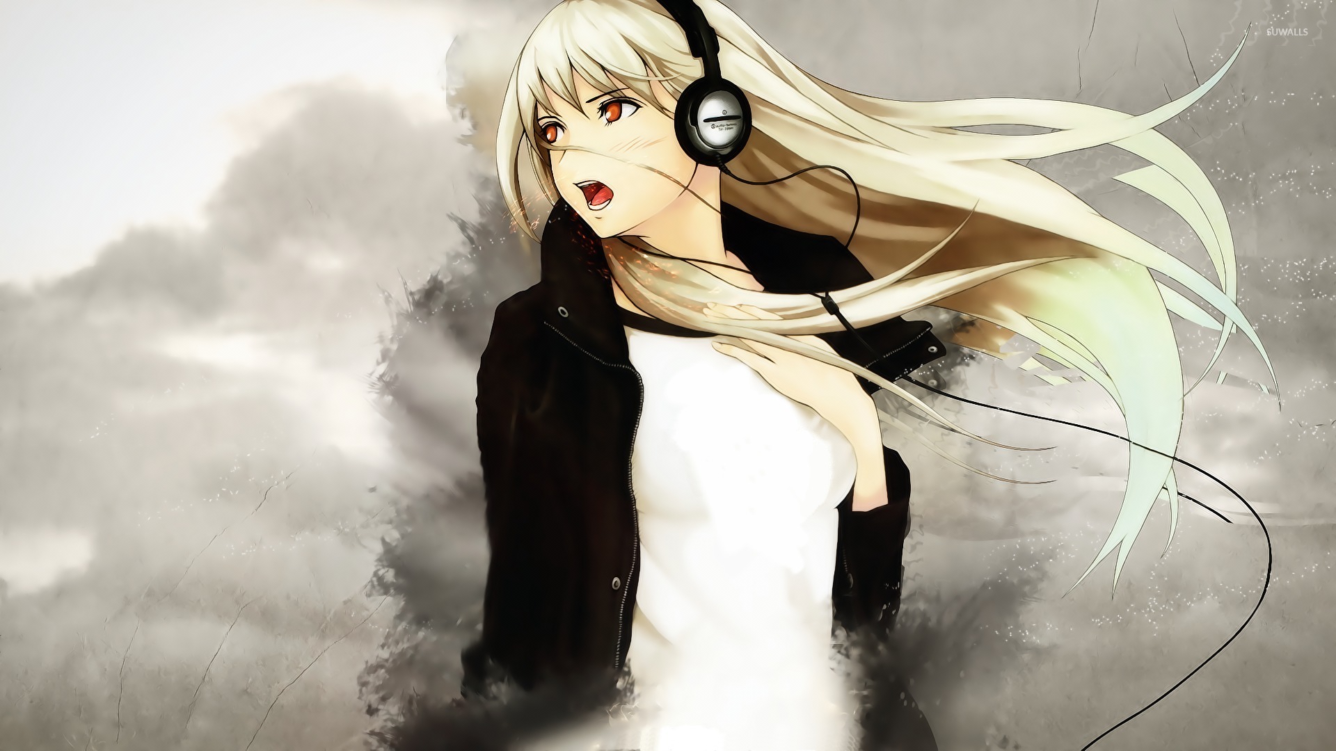 Blonde Girl With Headphones Wallpaper Anime Wallpapers 49230