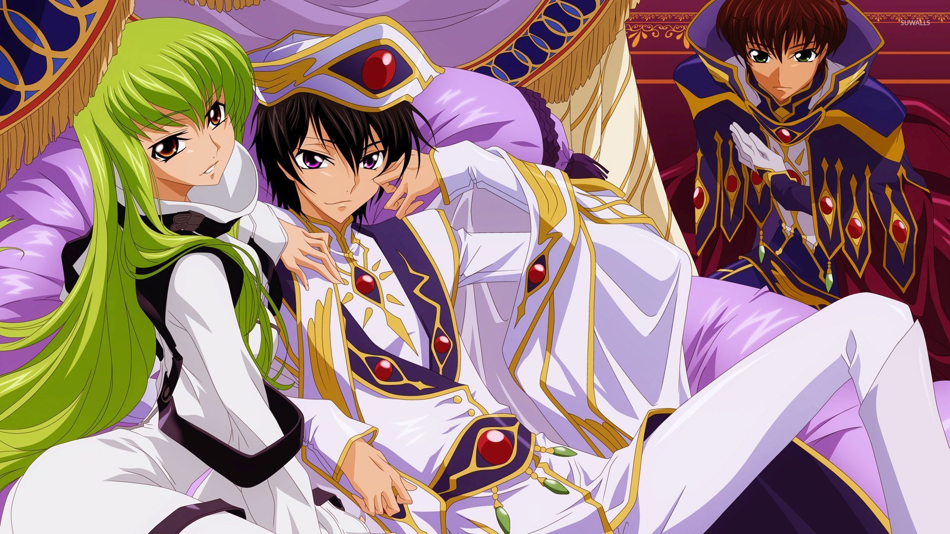 Lelouch and C.C. Wallpaper, Lelouch and C.C. from Code Geas…