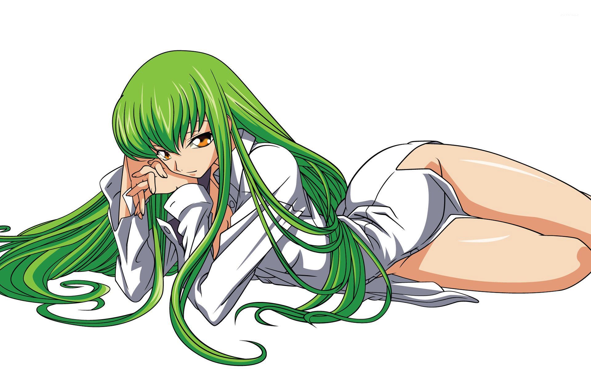 C.C., code geass, anime, geass, hot, anime girl, long hair, female, cc,  sexy, HD wallpaper