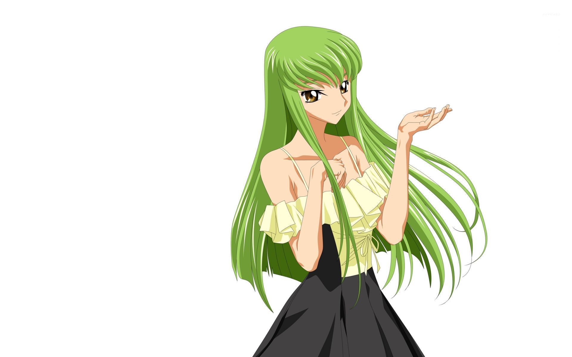 Cute C.C. in Code Geass wallpaper - Anime wallpapers - #53023