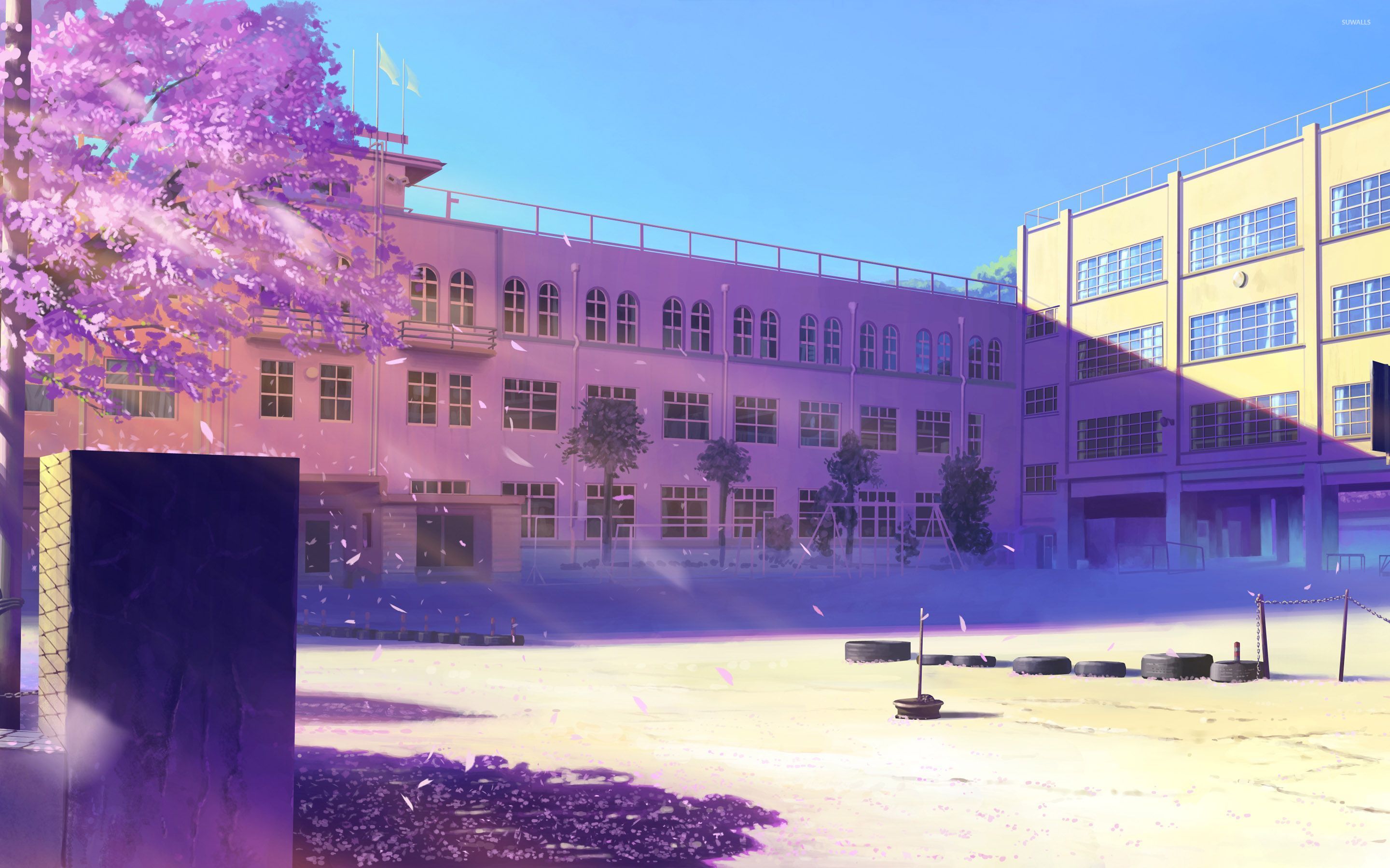 51+] Anime Landscape Wallpapers - WallpaperSafari