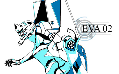 Eva 02 from Neon Genesis Evangelion wallpaper
