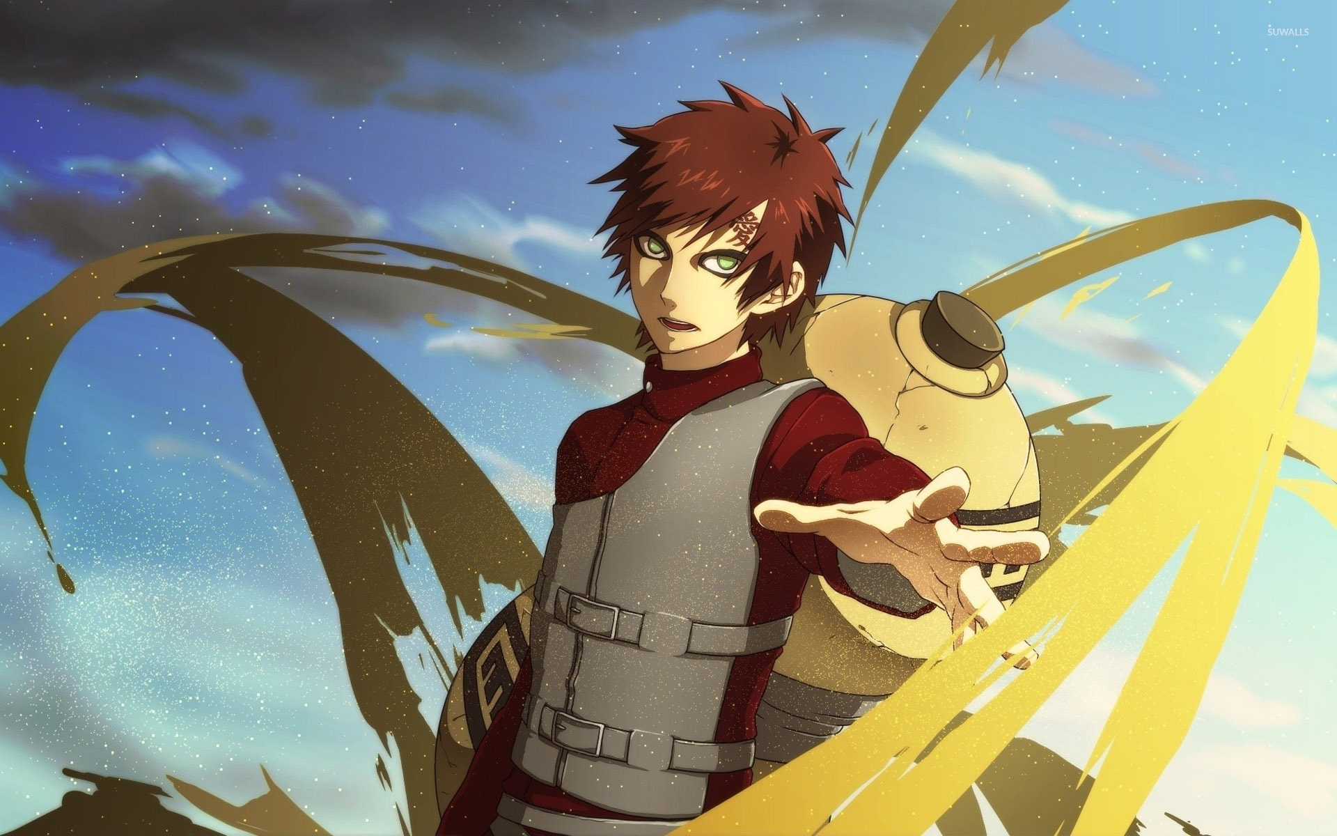 Download Gaara in the Anime series Naruto Wallpaper