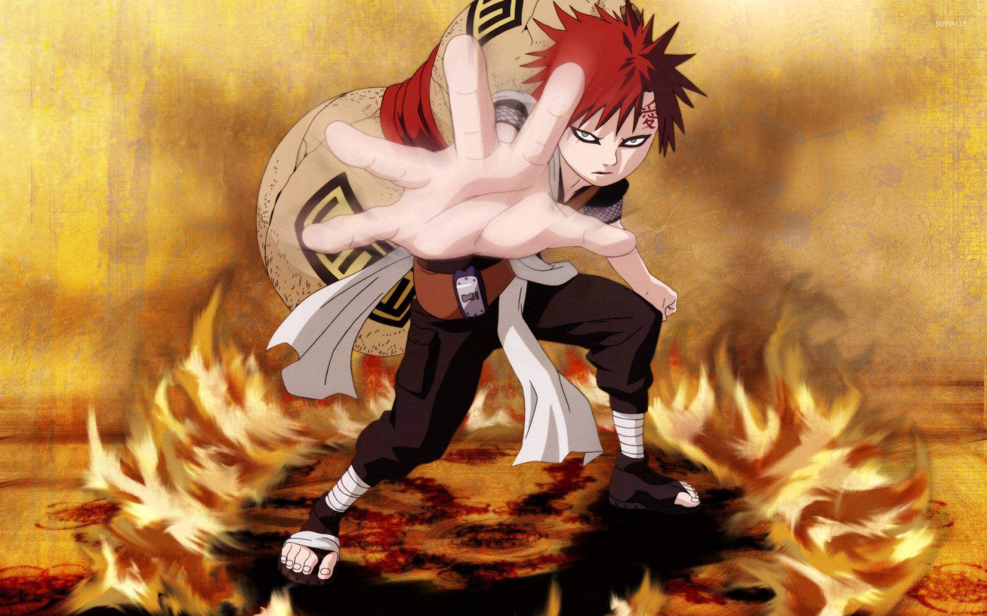 gaara of the sand shippuden wallpaper