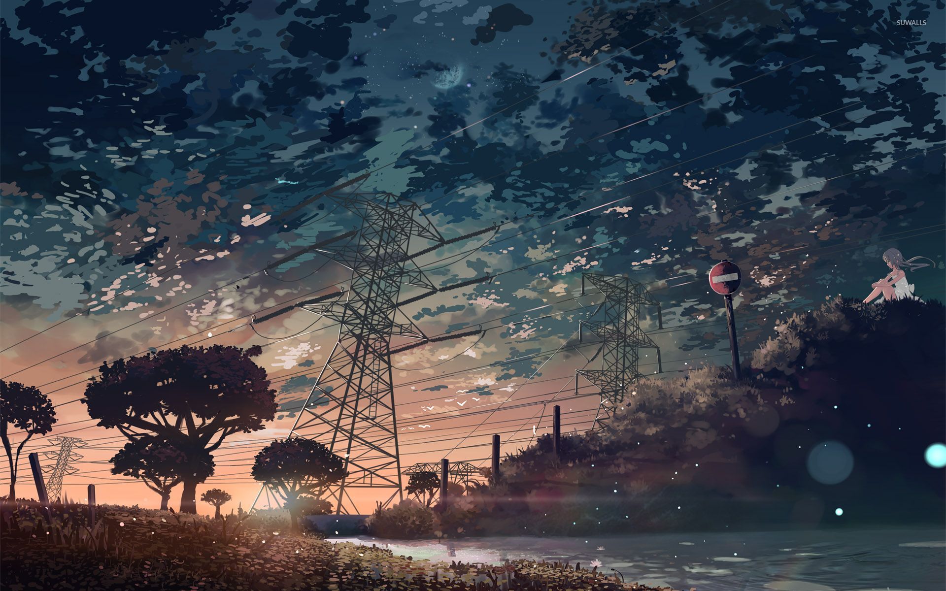 Kumpulan Wallpaper Anime Sunset | Download Kumpulan Wallpaper Hijau