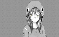 Girl with a funny hood wallpaper 1920x1080 jpg