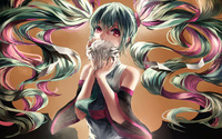 Hatsune Miku - Vocaloid [15] wallpaper 2880x1800 jpg