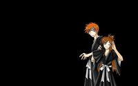 Ichigo Kurosaki and Orihime Inoue -  Bleach wallpaper 1920x1200 jpg