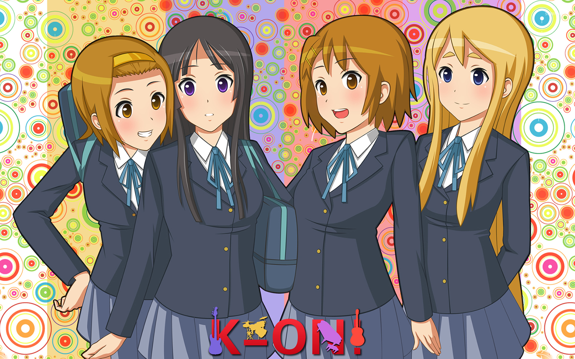 K-On! female characters wallpaper - Anime wallpapers - #49592