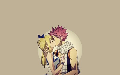 Lucy and Natsu - Fairy Tail wallpaper