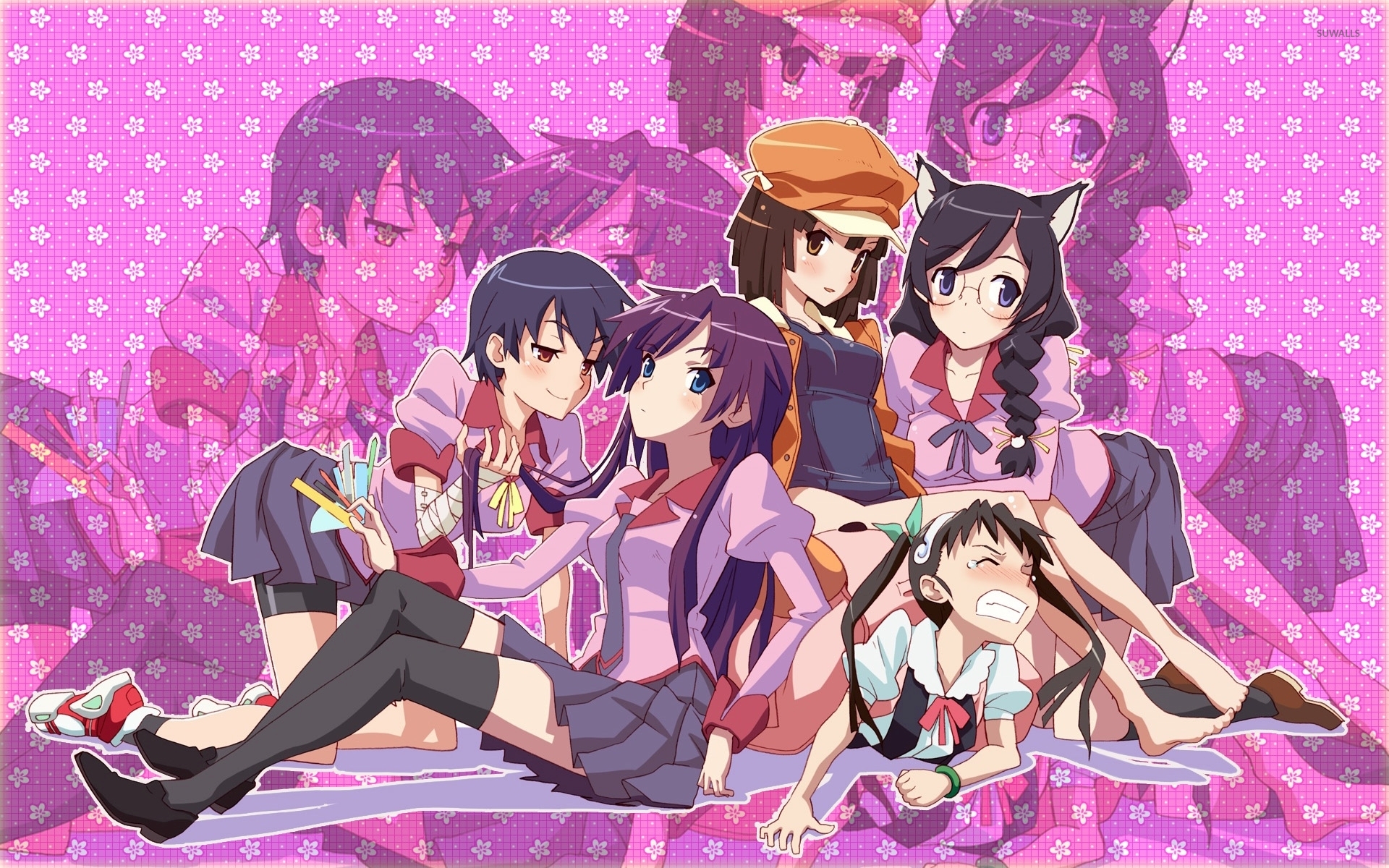 Monogatari characters wallpaper - Anime wallpapers - #54533