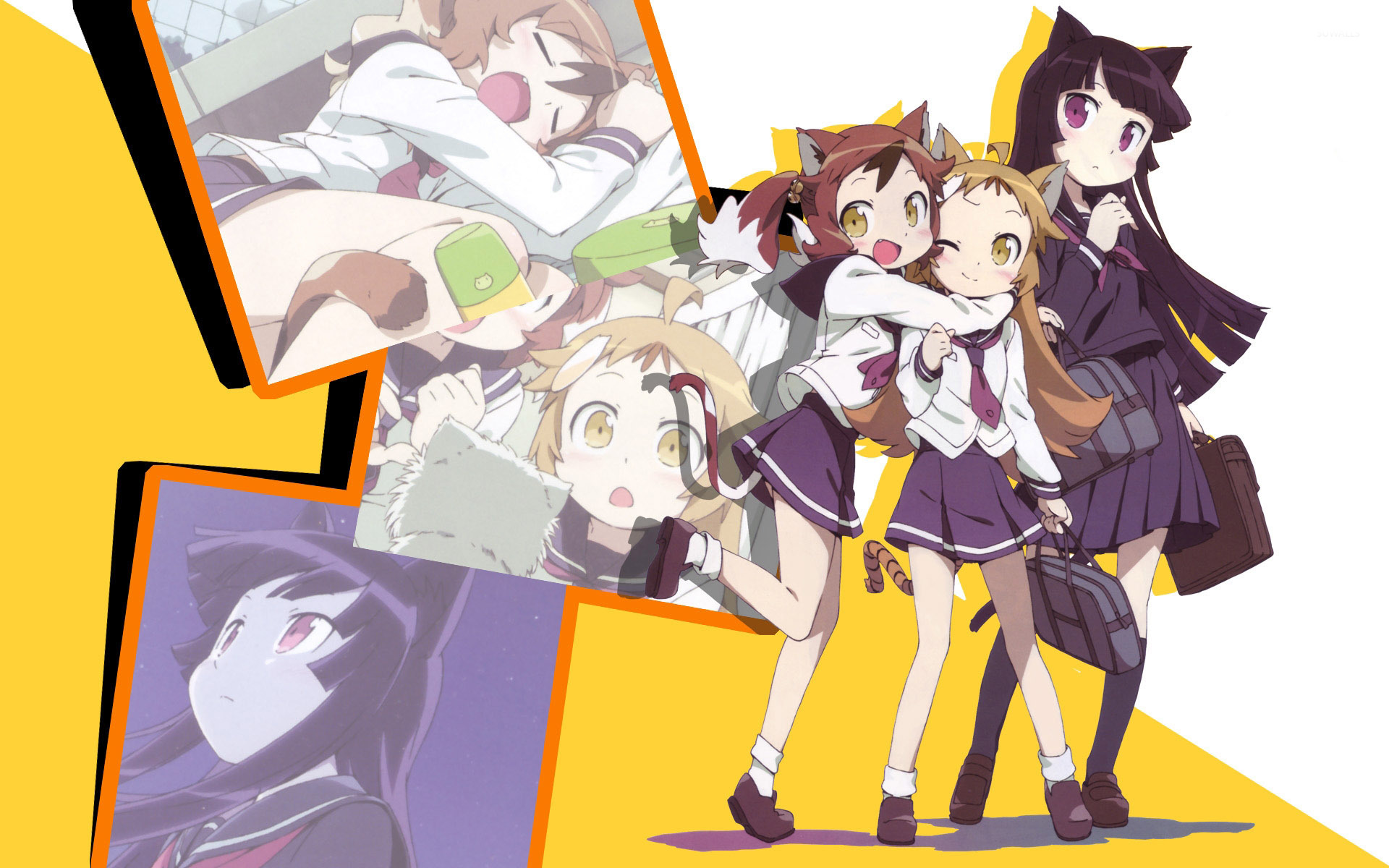 Oreimo Schoolgirls Wallpaper Anime Wallpapers
