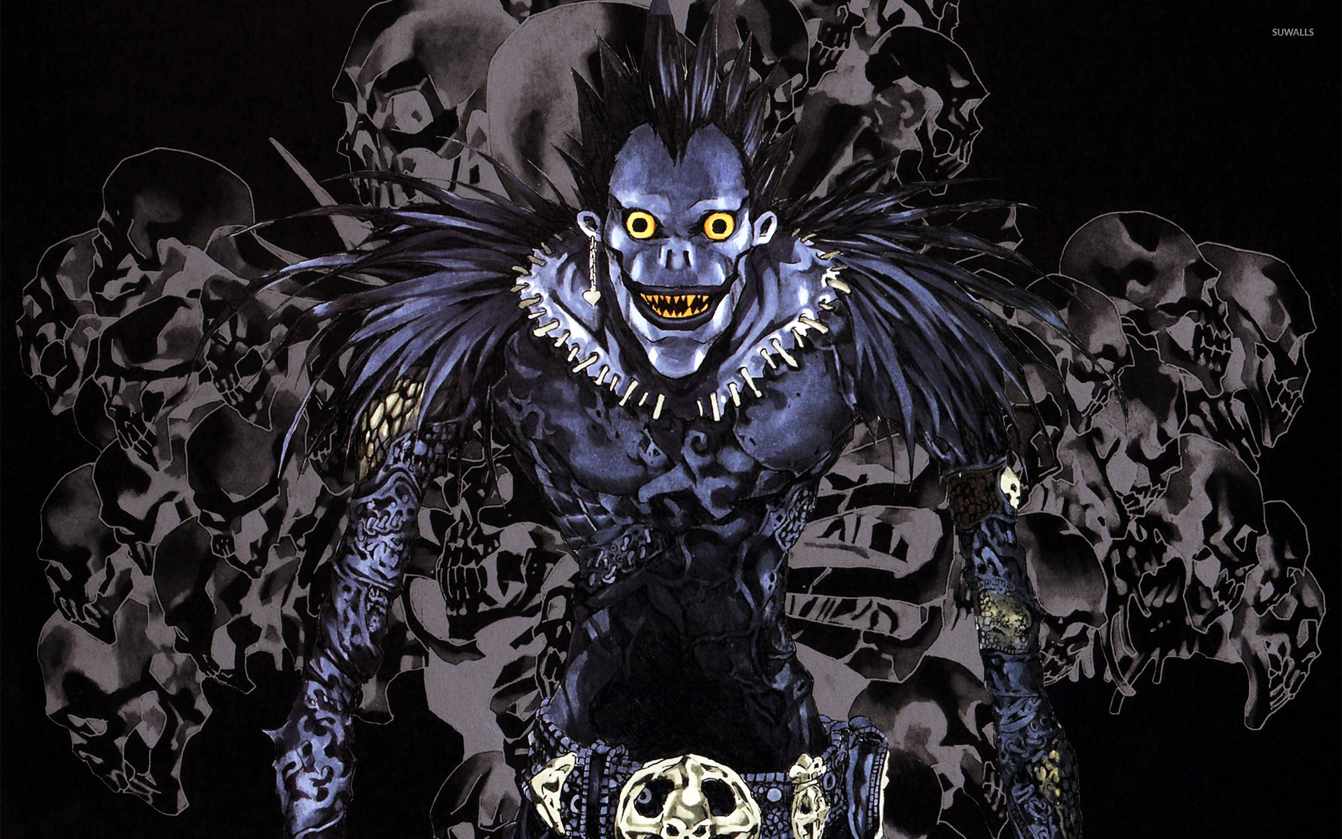 Ryuk Death Note Anime Character, Anime, mammal, label png | PNGEgg