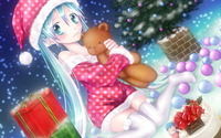 Vocaloid Christmas with Hatsune Miku wallpaper 1920x1200 jpg