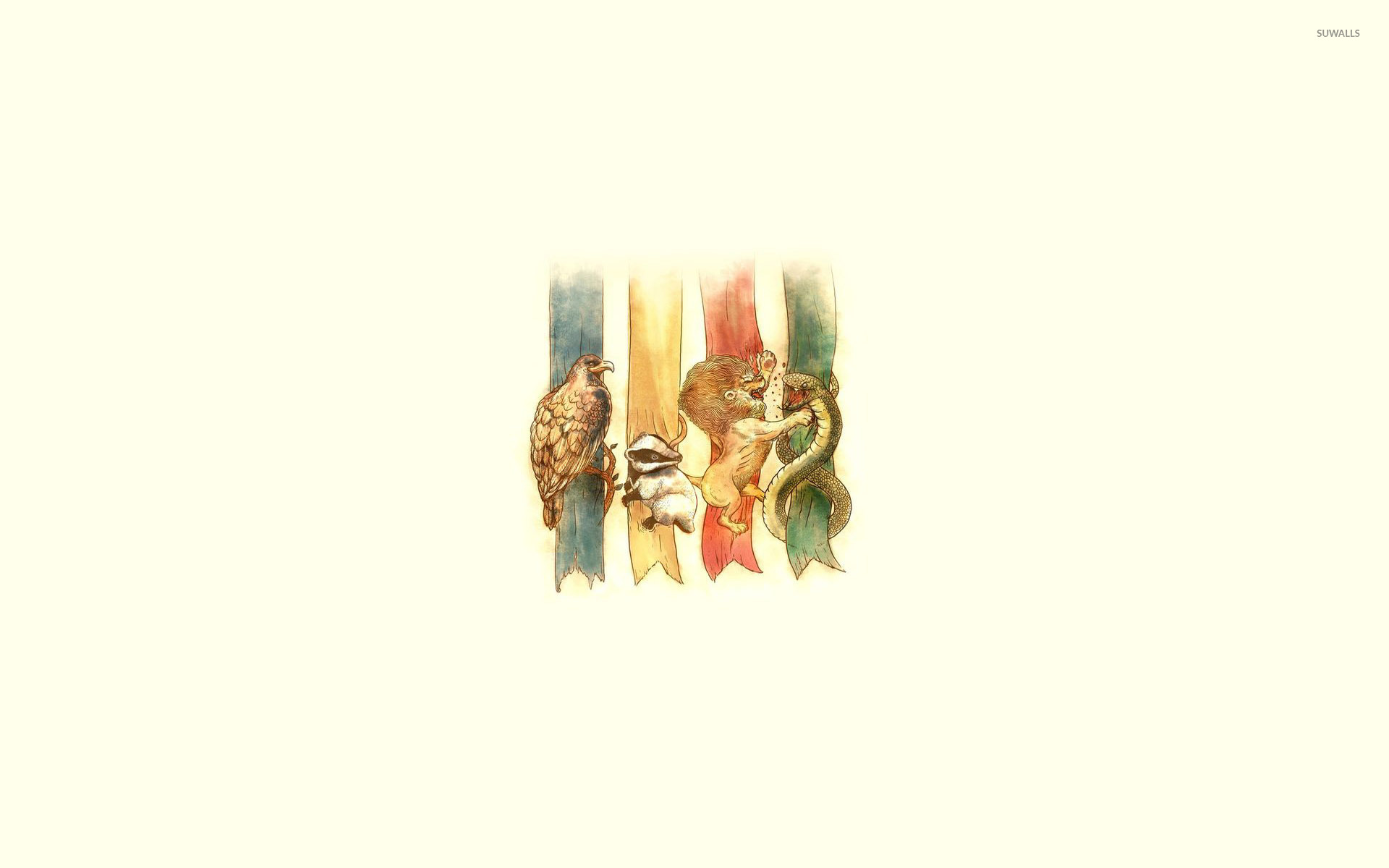 Hogwarts Houses Harry Potter Wallpaper Artistic Wallpapers