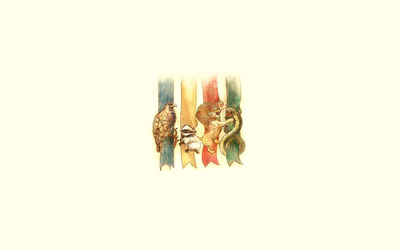 Hogwarts houses - Harry Potter wallpaper