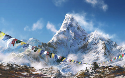 Mountain peak wallpaper
