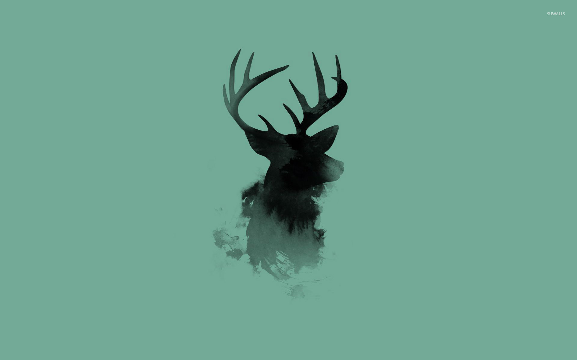 Stag Head Silhouette Wallpaper Artistic Wallpapers 26505 HD Wallpapers Download Free Map Images Wallpaper [wallpaper376.blogspot.com]