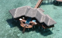 Maldives hut wallpaper 2560x1600 jpg