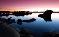 Shore at dusk wallpaper 2560x1600 jpg