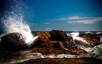 Splashing waves wallpaper 2560x1600 jpg