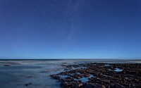 Stars on the ocean sky wallpaper 2560x1600 jpg