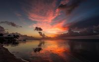 Sublime ocean sunset wallpaper 1920x1080 jpg