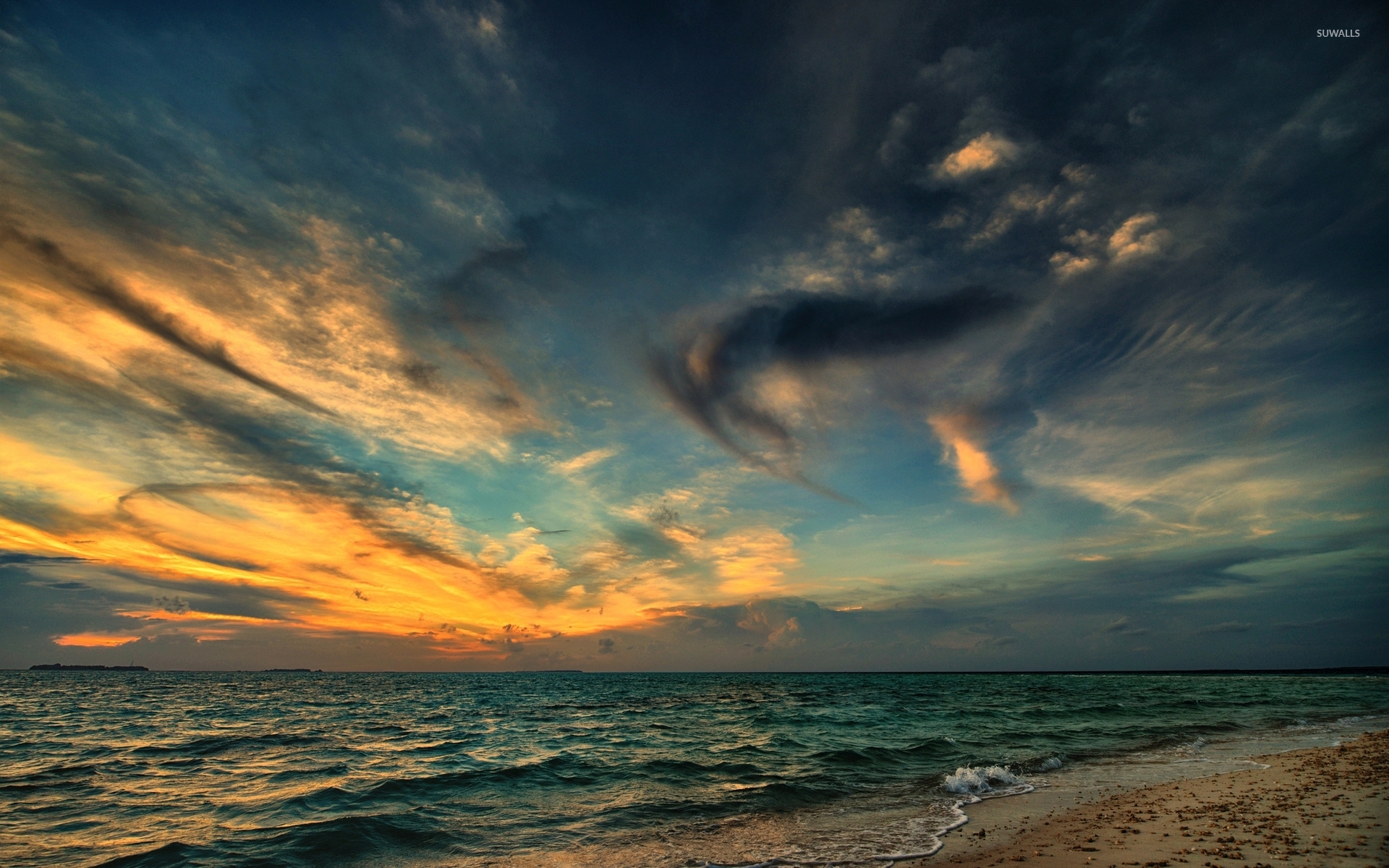 Sunrise Over The Ocean Wallpaper - Beach Wallpapers - #35618