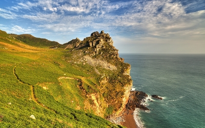 Valley of the Rocks on a sunny day Wallpaper