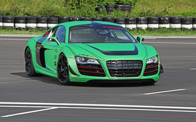 2012 Racing One Audi R8 on a racing track wallpaper