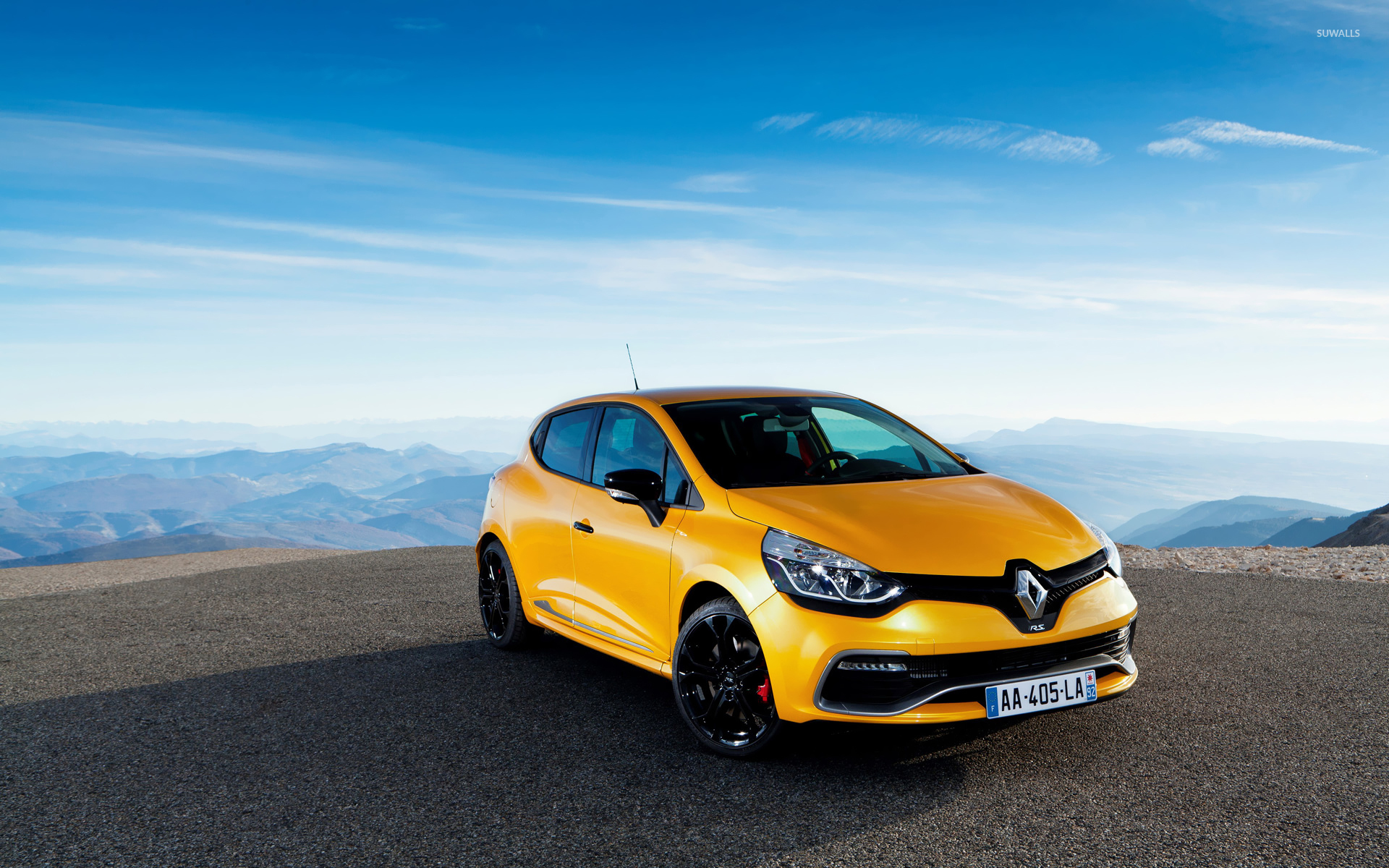 2013 Yellow Renault Clio RS 200 wallpaper - Car wallpapers - #50885