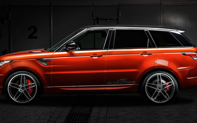2014 AC Schnitzer Land Rover Range Rover in a warehouse wallpaper