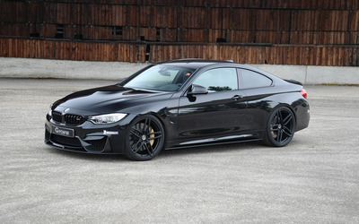 2014 G Power BMW M4 front side top view wallpaper