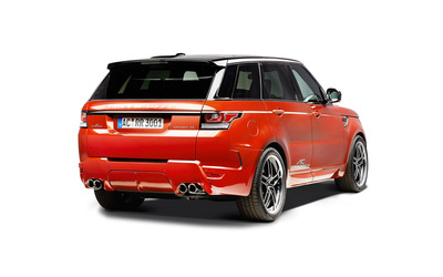 2014 Red AC Schnitzer Land Rover Range Rover back view wallpaper