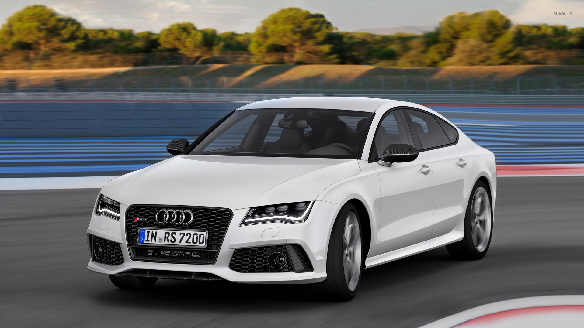 Audi White Car Hd Wallpapers