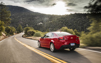 2015 Red Chevrolet SS along the forest wallpaper 2560x1600 jpg