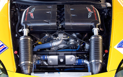 Chevrolet Corvette C6.R engine wallpaper