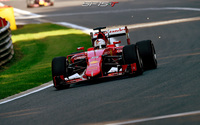 Ferrari SF15 T on F1 track wallpaper 2560x1440 jpg