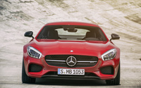Front view of a Mercedes-Benz SLS AMG wallpaper 2560x1440 jpg
