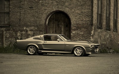 Side view of a 1967 Shelby G.T.500 wallpaper