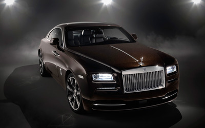 Sparkly Rolls-Royce Wraith wallpaper