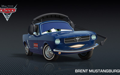 Brent Mustangburger - Cars 2 wallpaper